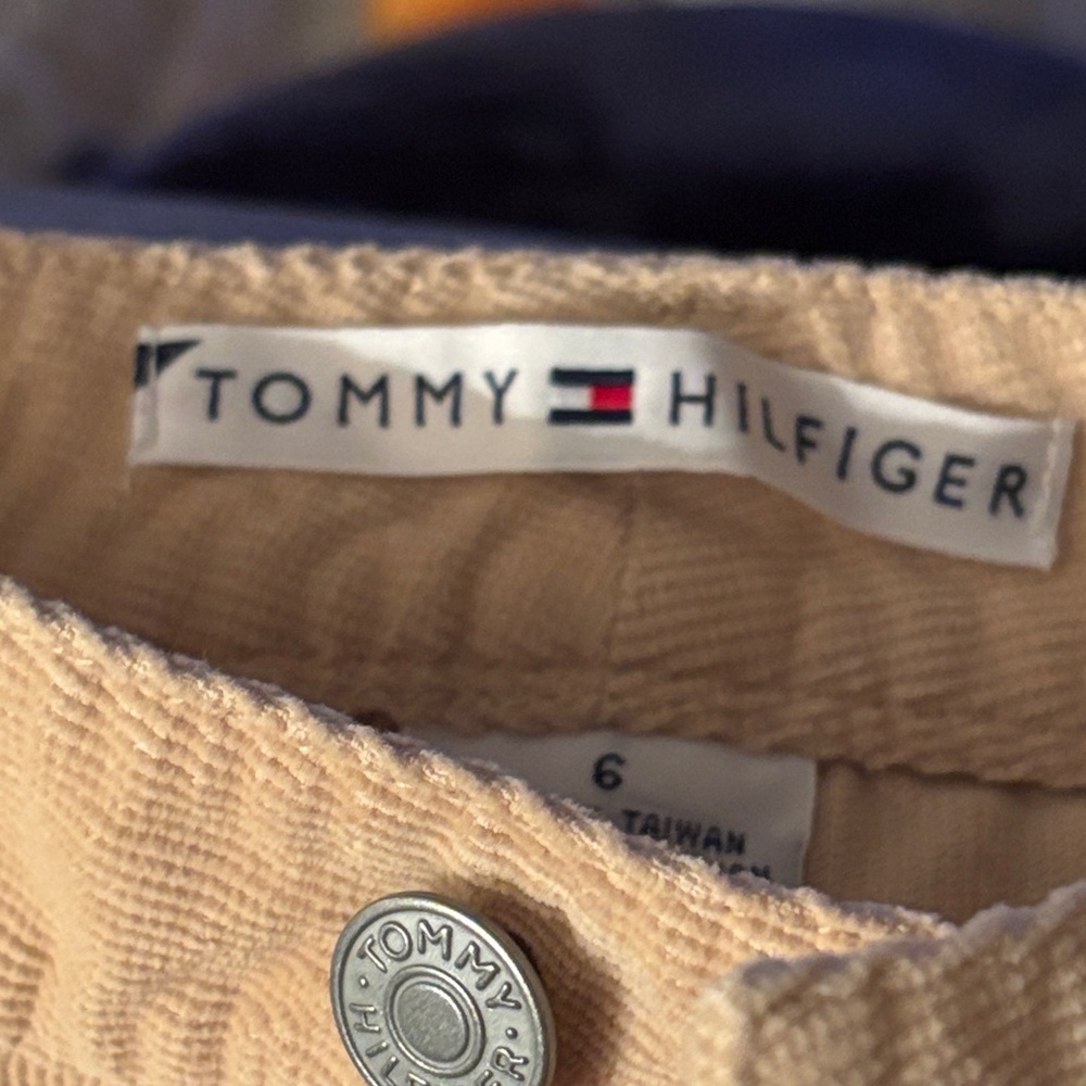 Tommy Hilfiger Light Tan Corduroy Trousers